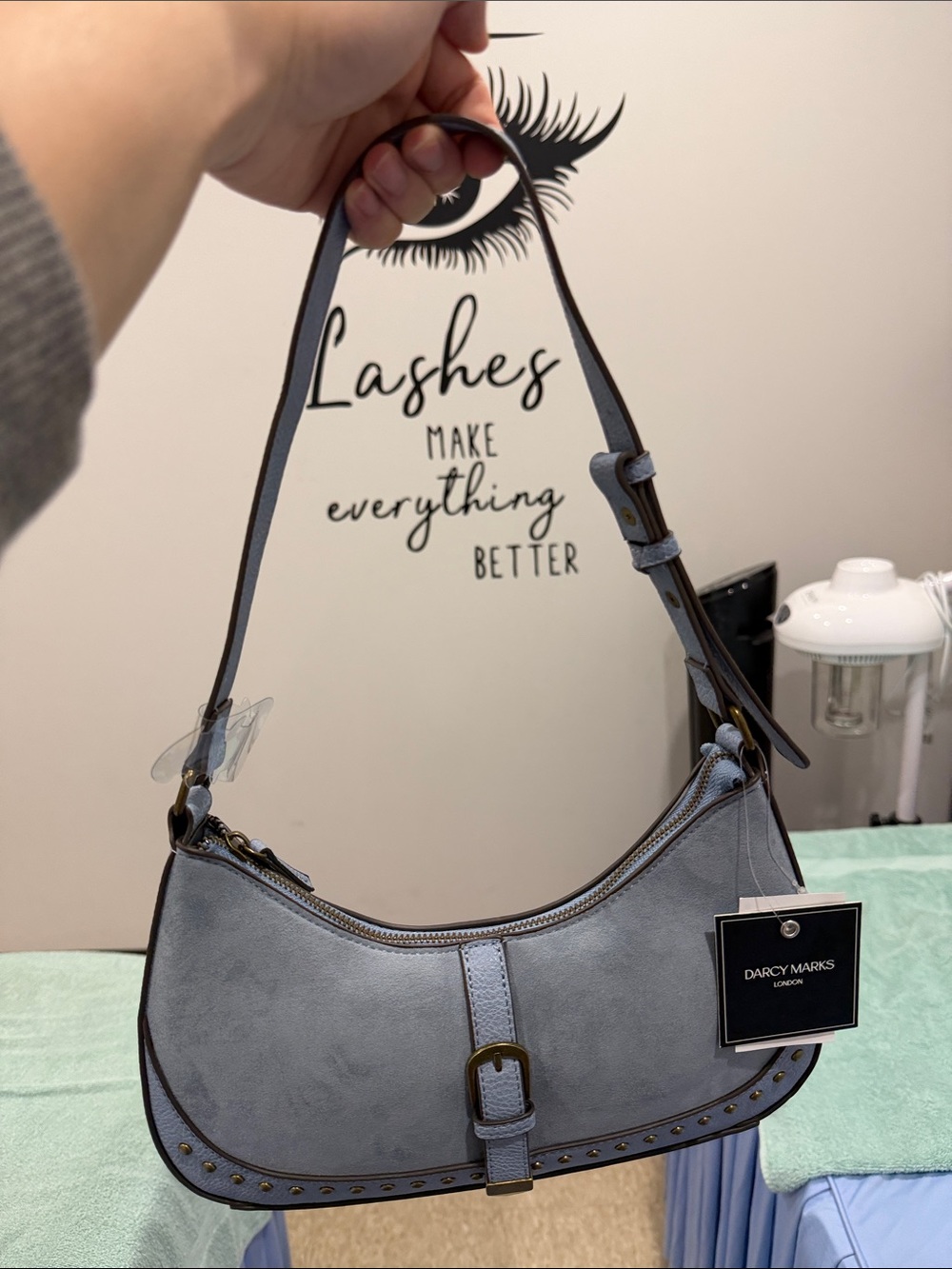 Light Gray Shoulder Bag